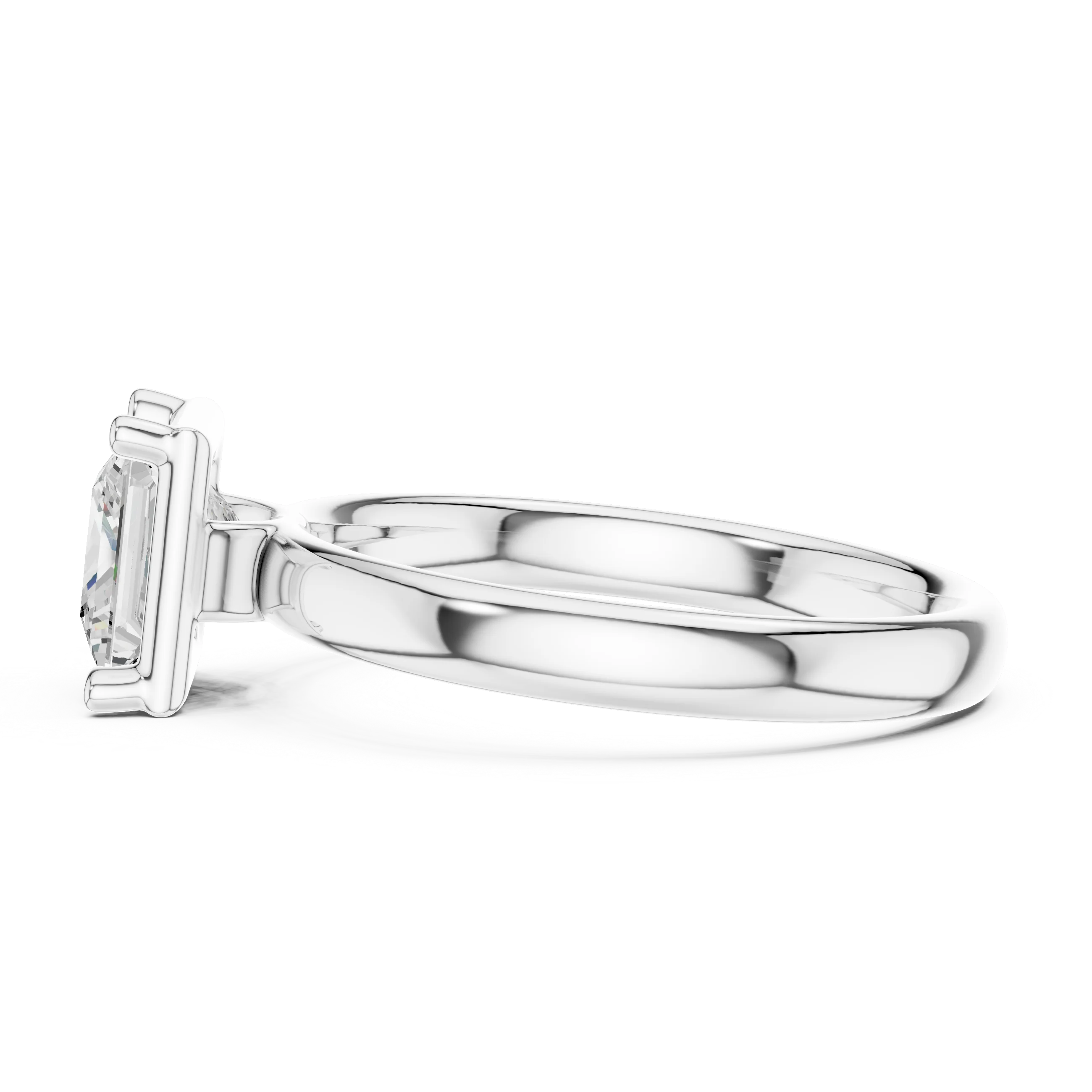 Princess Diamond Solitaire Engagement Ring