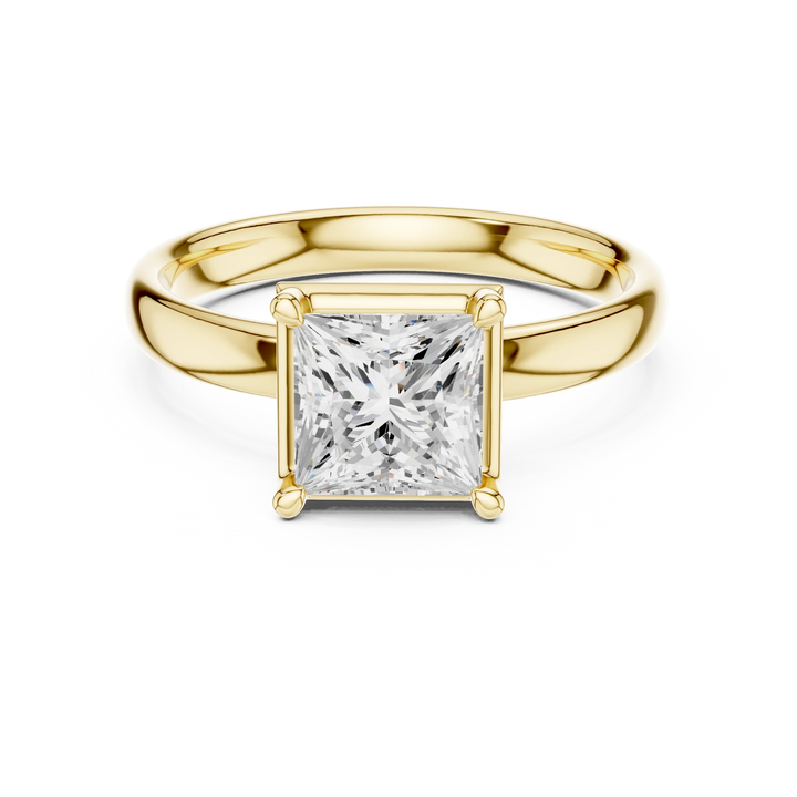 Princess Diamond Solitaire Engagement Ring