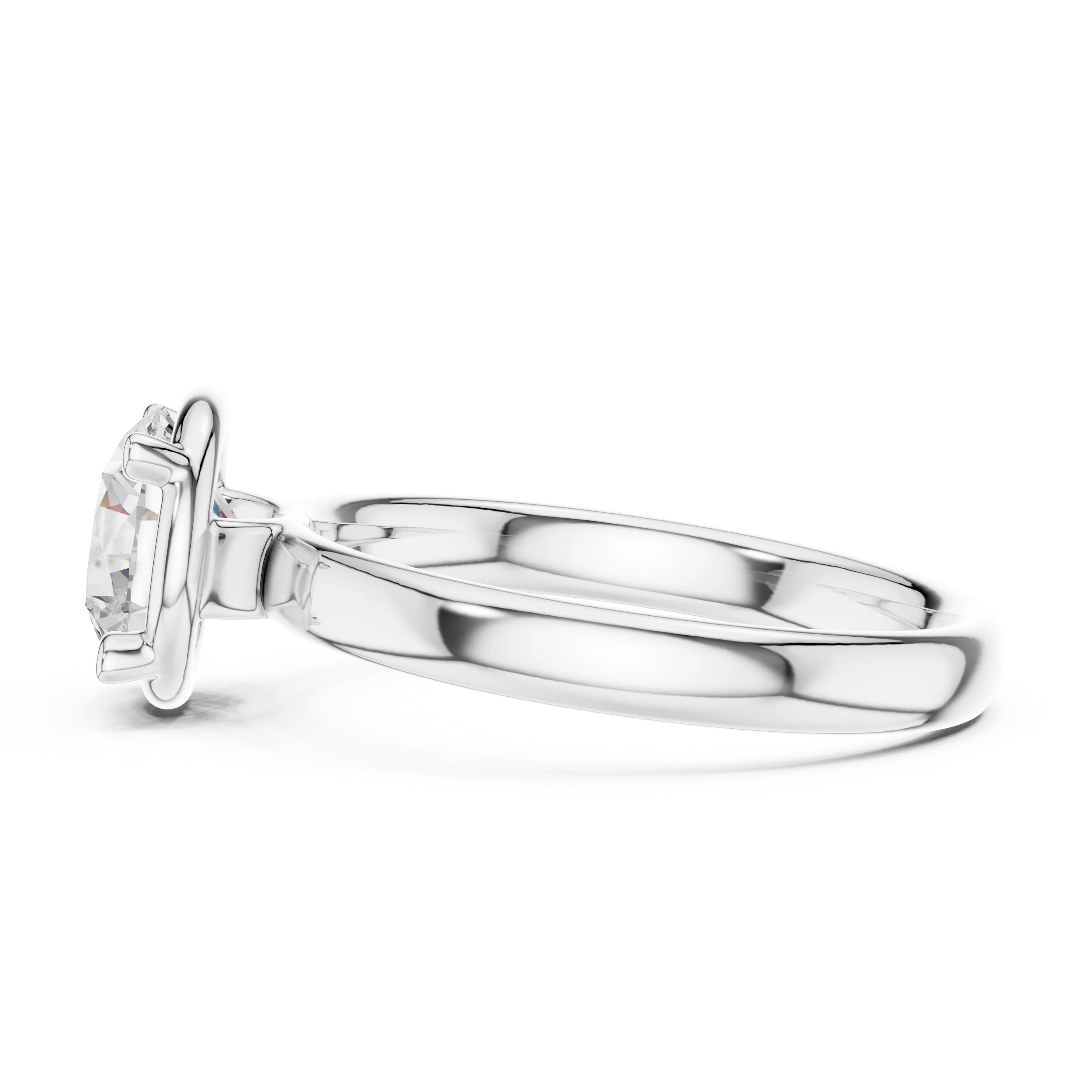 Round Diamond Solitaire Engagement Ring