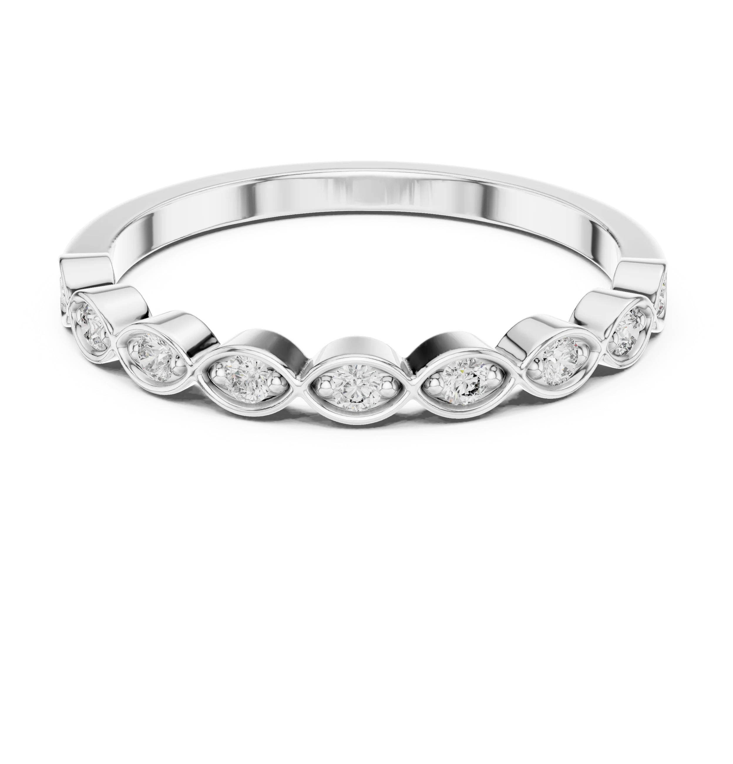 Diamond Bezel Eternity Band