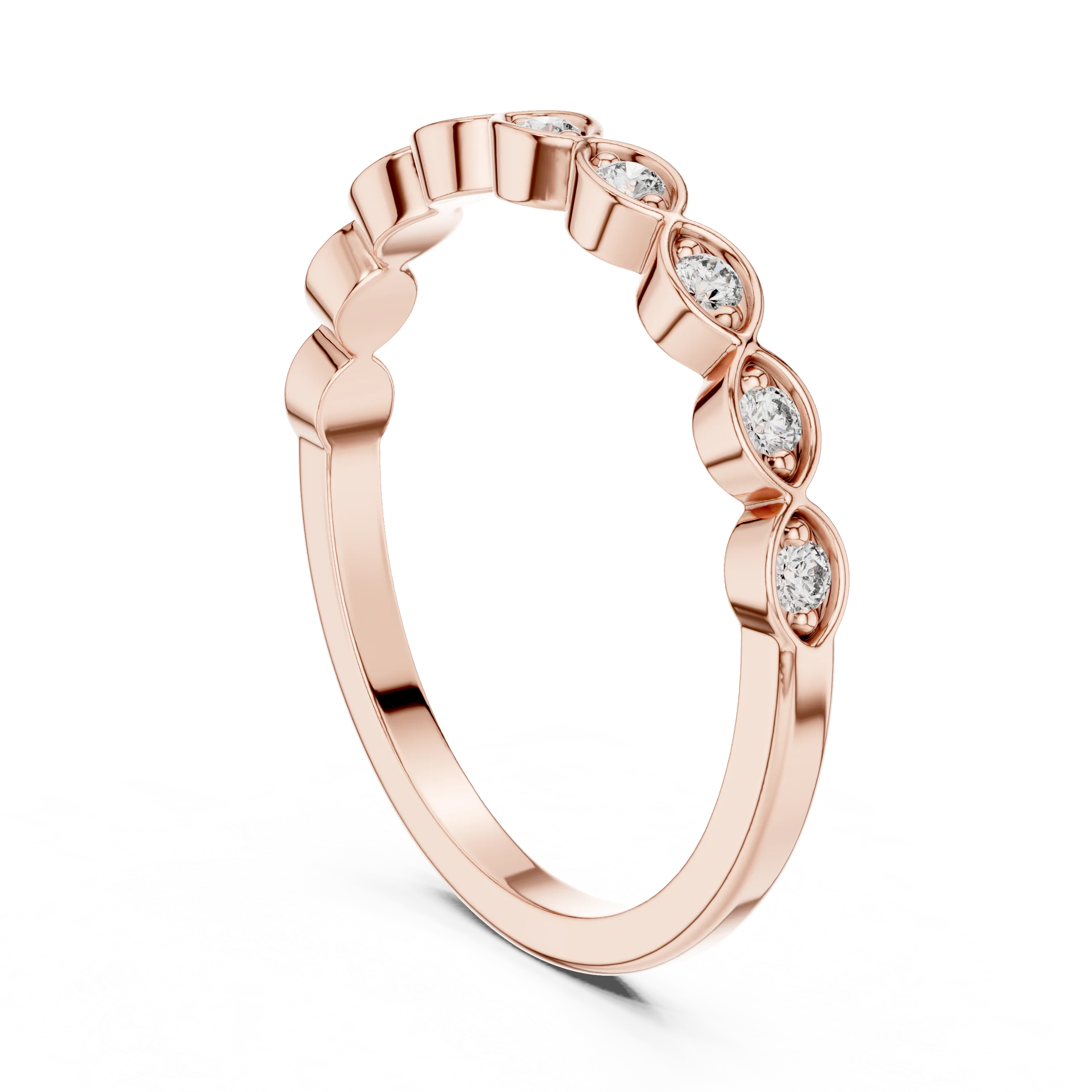Diamond Bezel Eternity Band