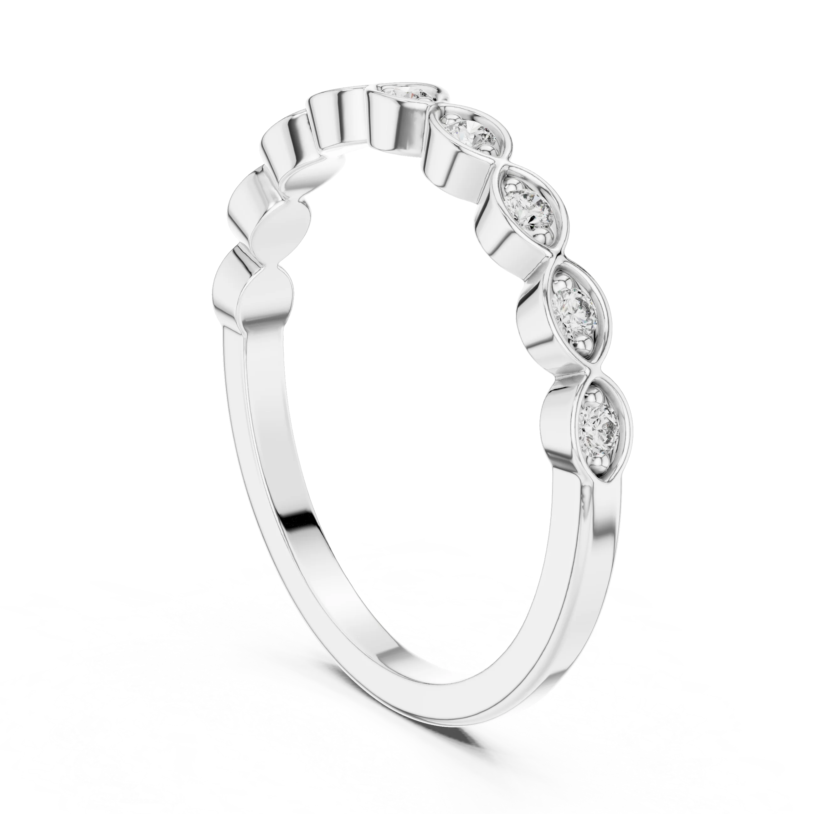 Diamond Bezel Eternity Band