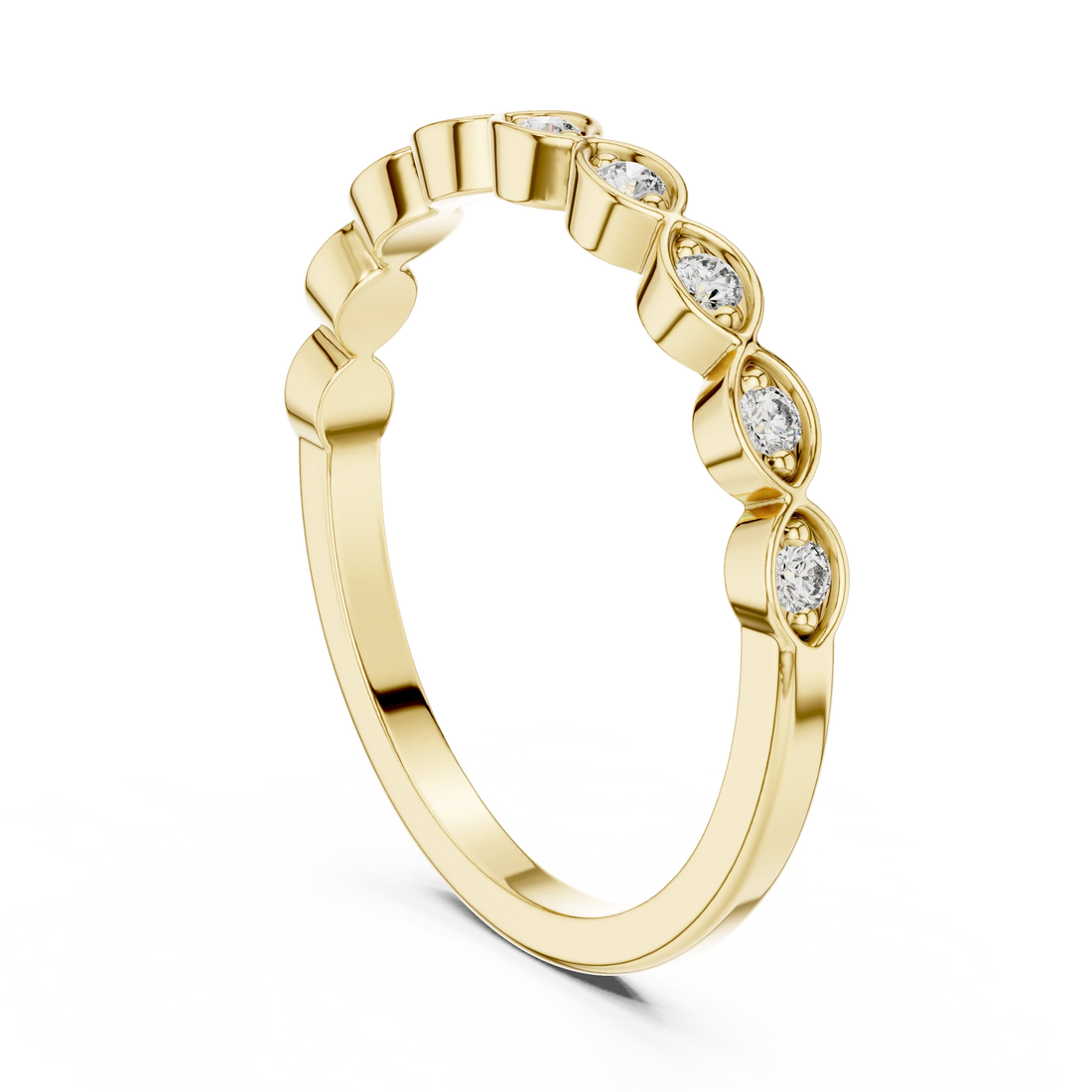 Diamond Bezel Eternity Band