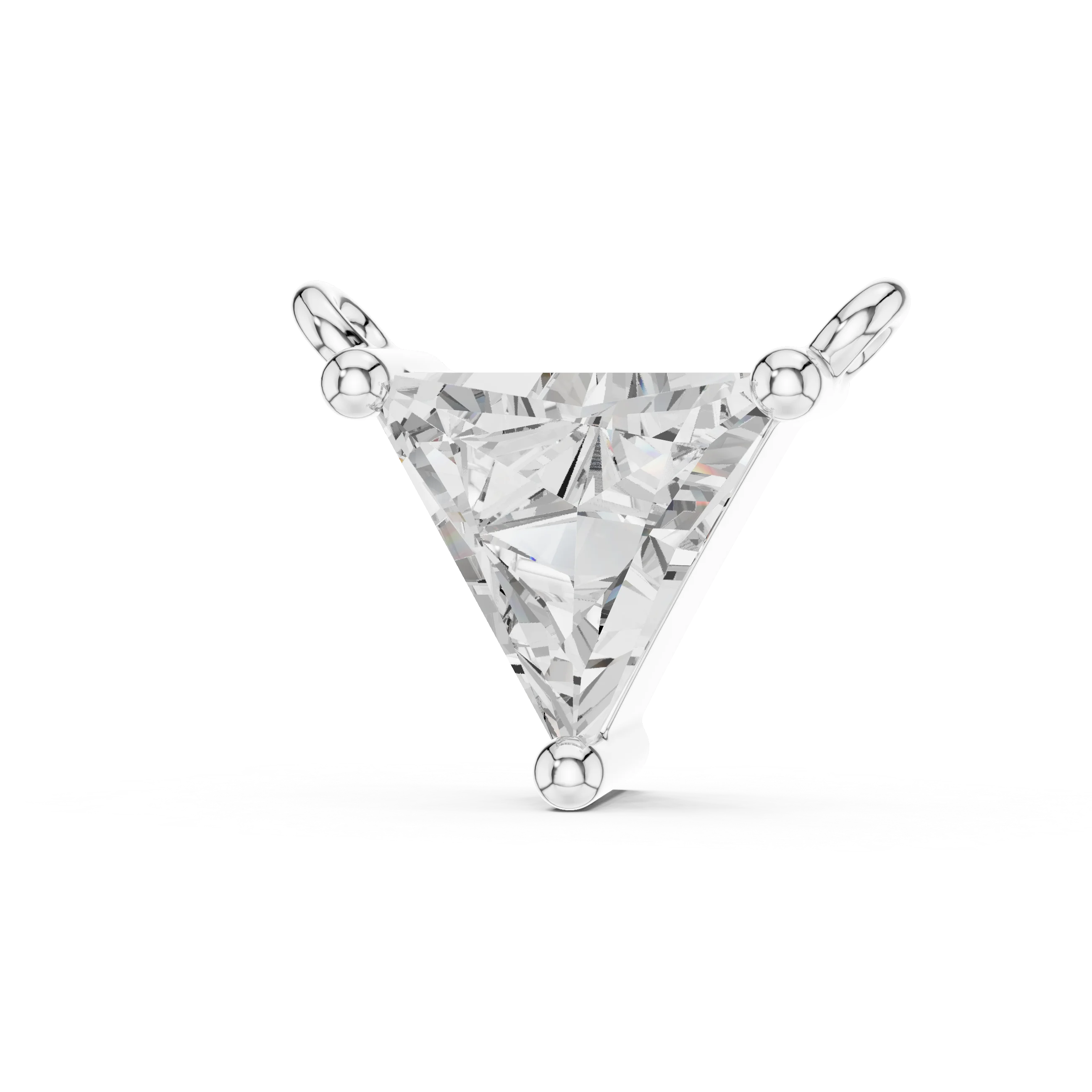 Vela Point Diamond Pendant Necklace
