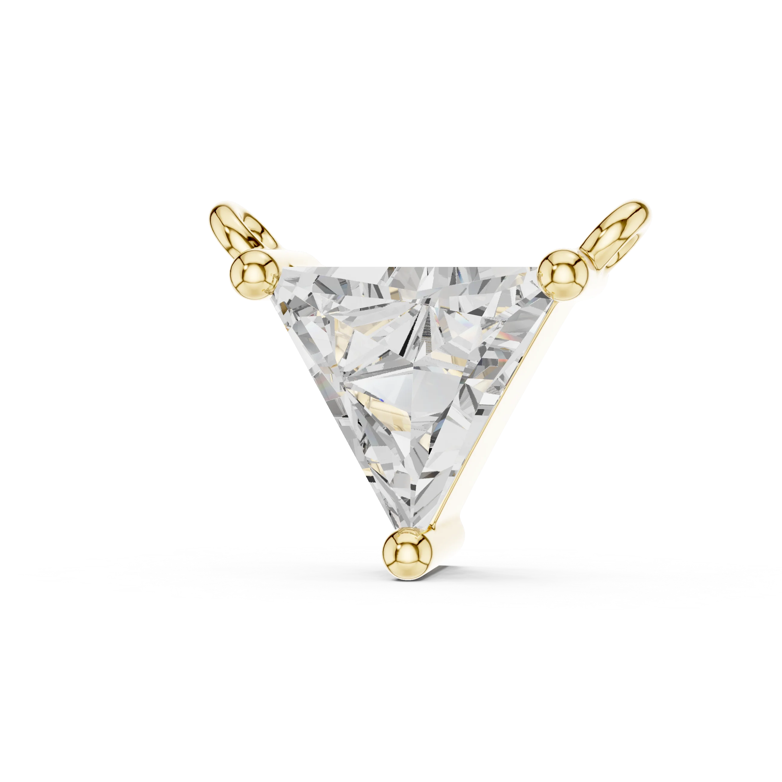 Vela Point Diamond Pendant Necklace