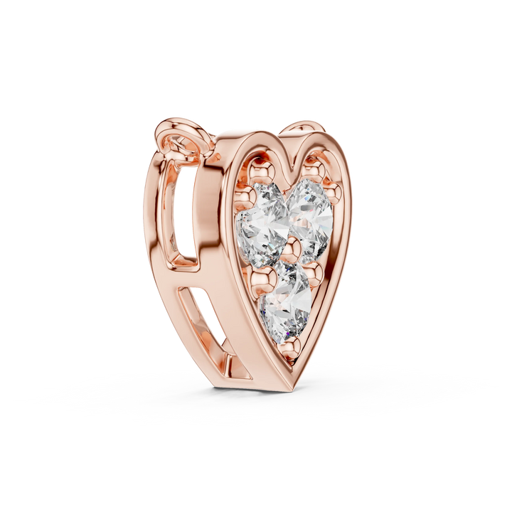 Trinity Heart Diamond Pendant