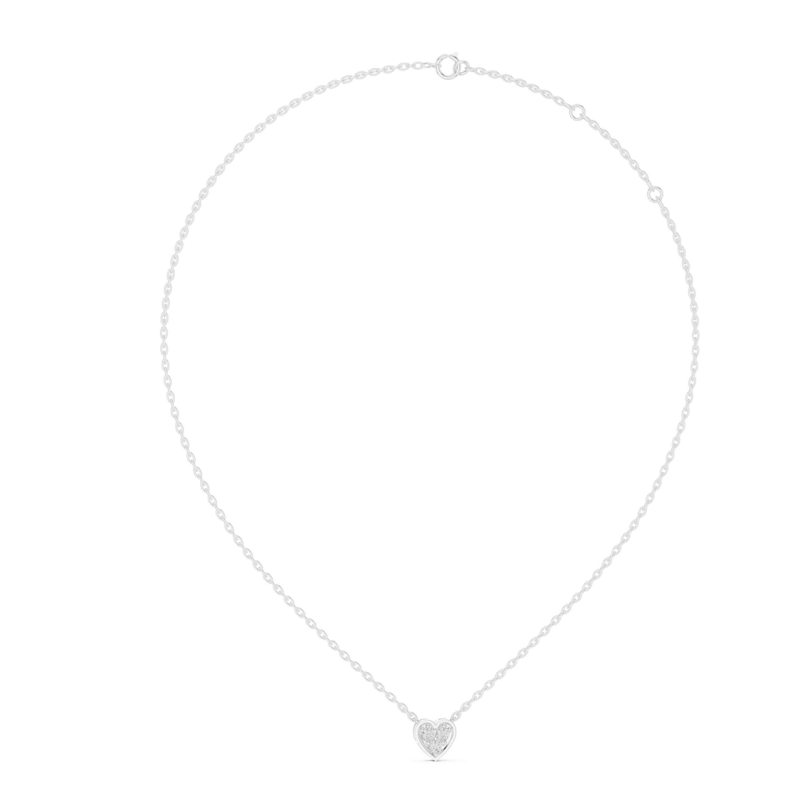 Trinity Heart Diamond Pendant