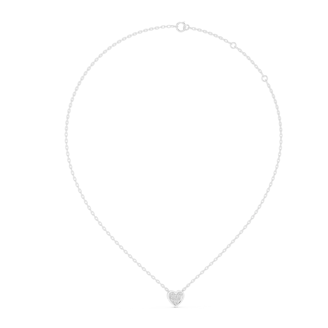 Trinity Heart Diamond Pendant