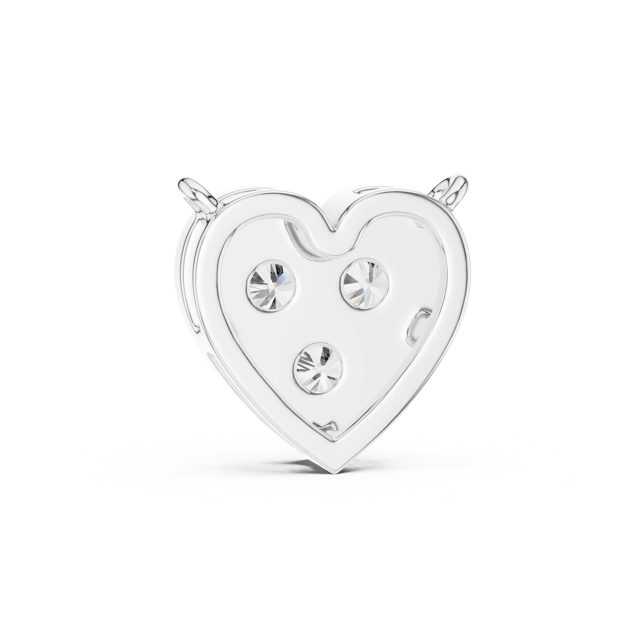 Trinity Heart Diamond Pendant