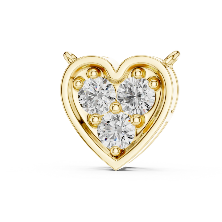 Trinity Heart Diamond Pendant