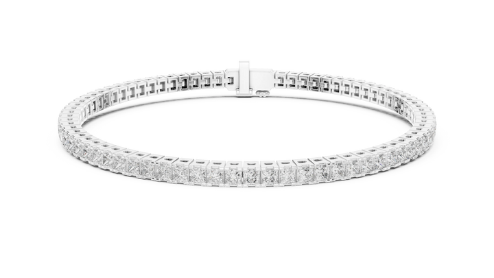 Royal Grid Diamond Tennis Bracelet