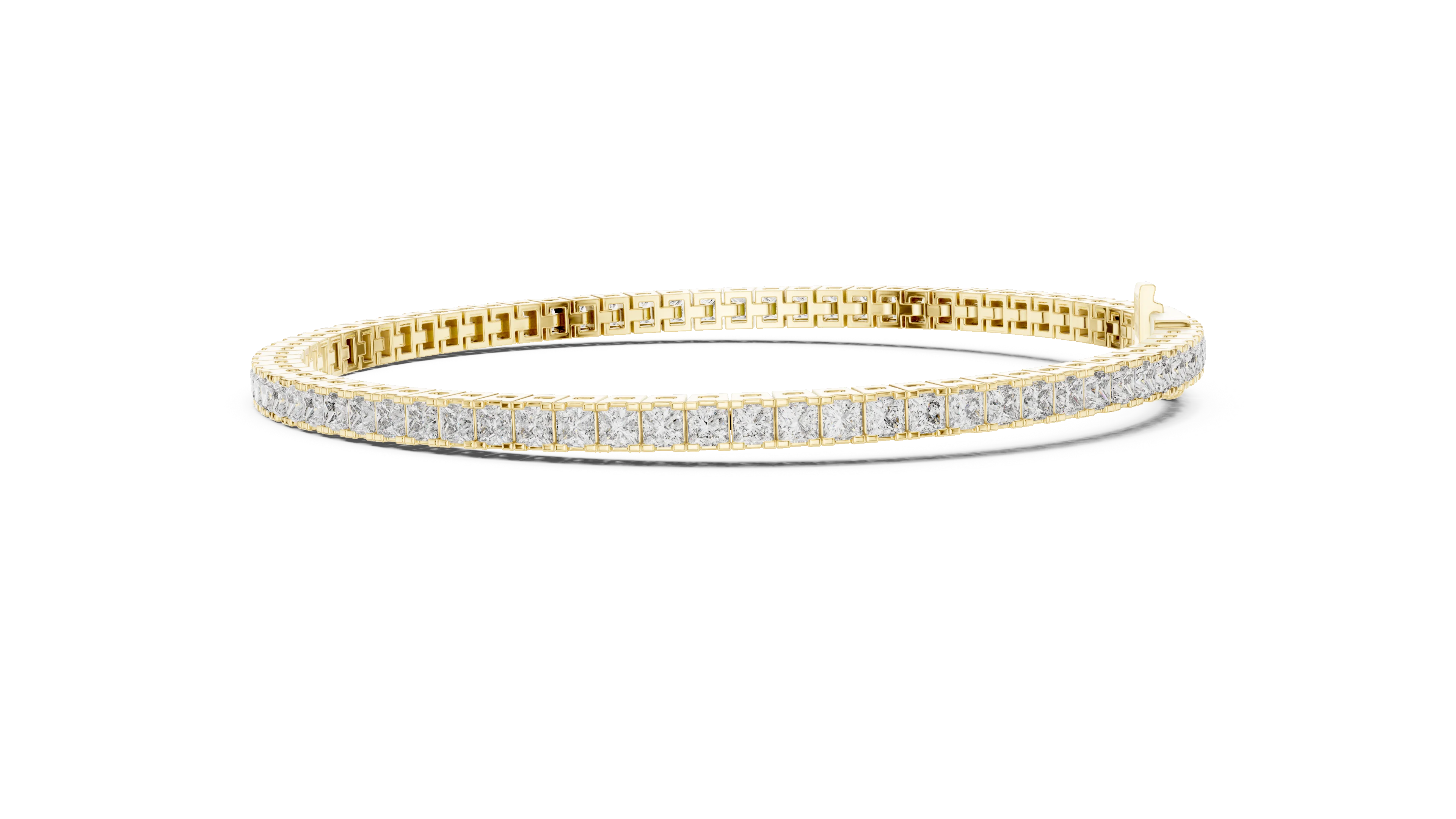 Royal Grid Diamond Tennis Bracelet
