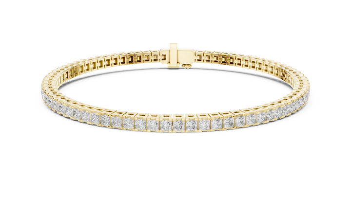 Royal Grid Diamond Tennis Bracelet