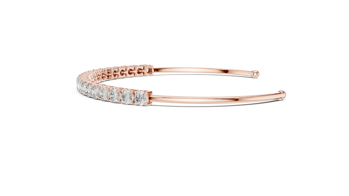 Celeste Curve Diamond Cuff Bracelet