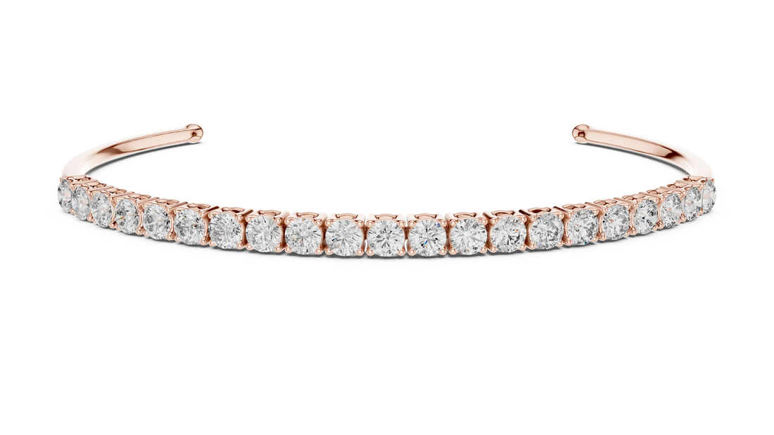 Celeste Curve Diamond Cuff Bracelet