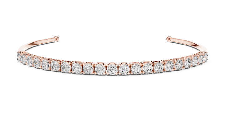 Celeste Curve Diamond Cuff Bracelet