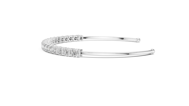 Celeste Curve Diamond Cuff Bracelet