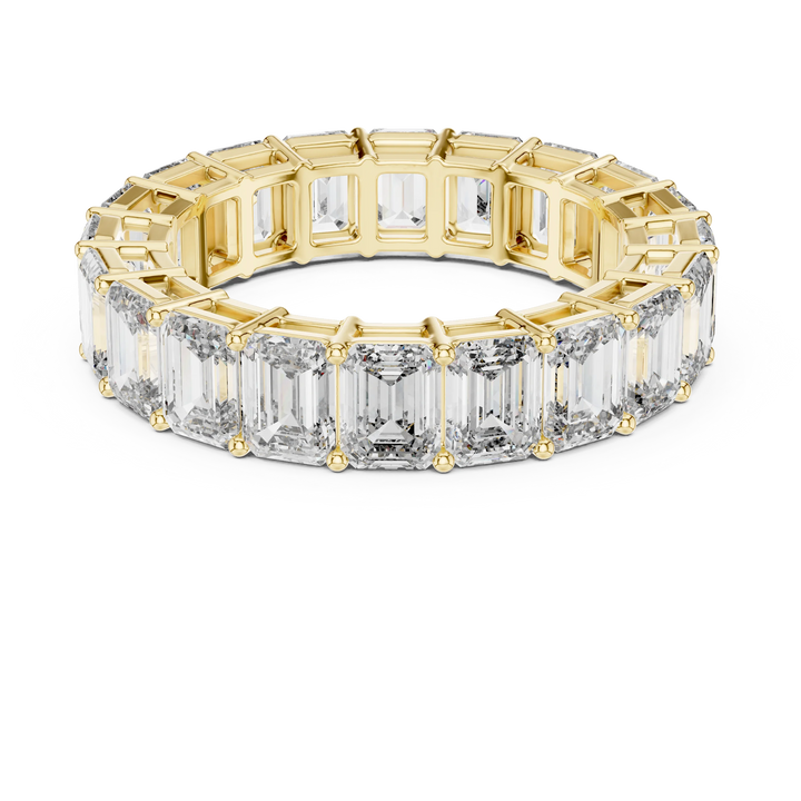 Emerald Cut Diamond Eternity Band