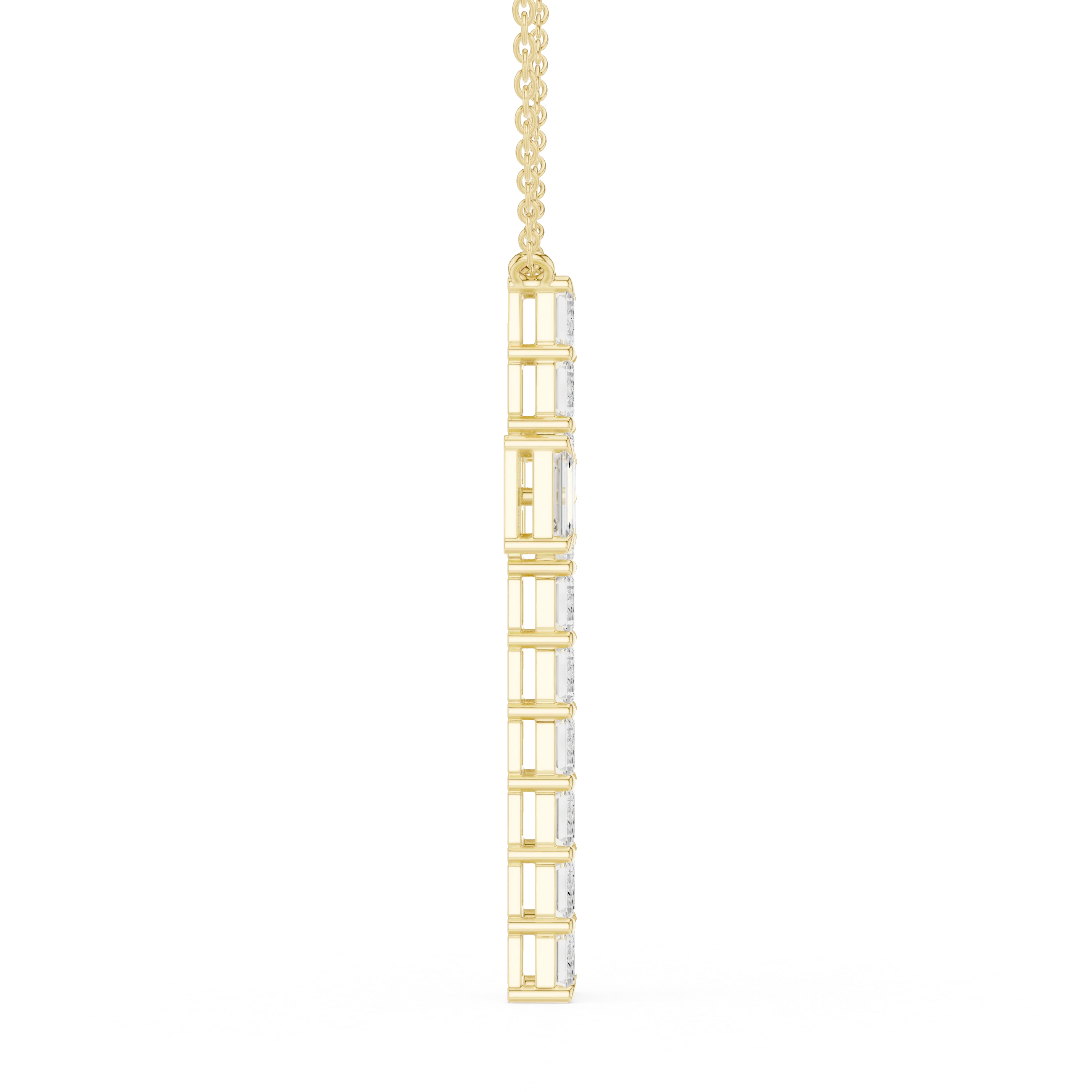 Eternal Faith Diamond Cross Pendant Necklace