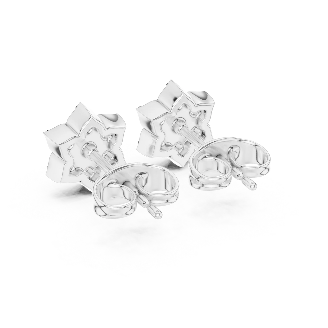 Blossom Sparkle Lab-Grown Diamond Stud Earrings