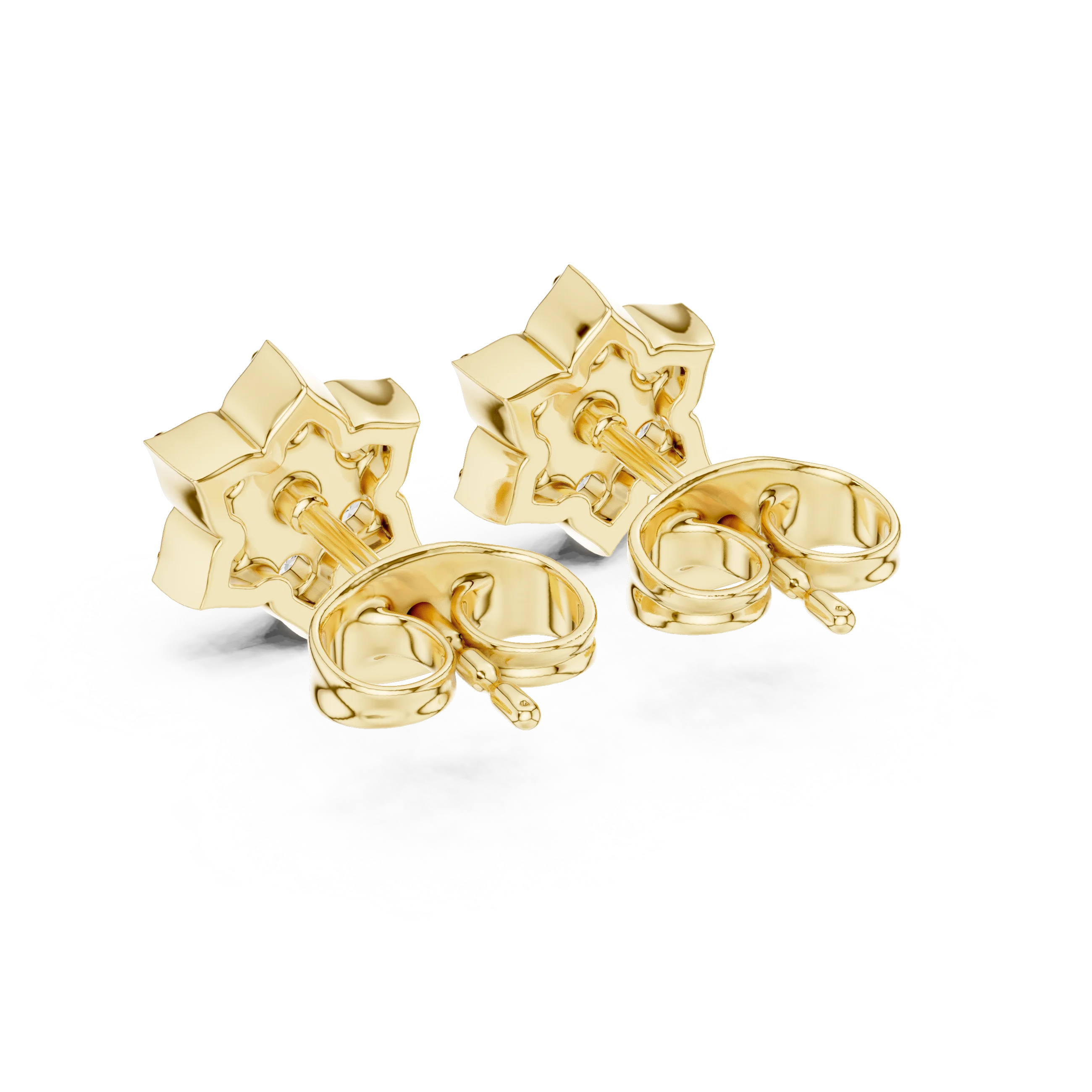 Blossom Sparkle Lab-Grown Diamond Stud Earrings