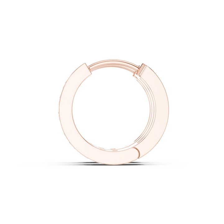 Lumière Curve Lab-Grown Diamond Hoop Earrings