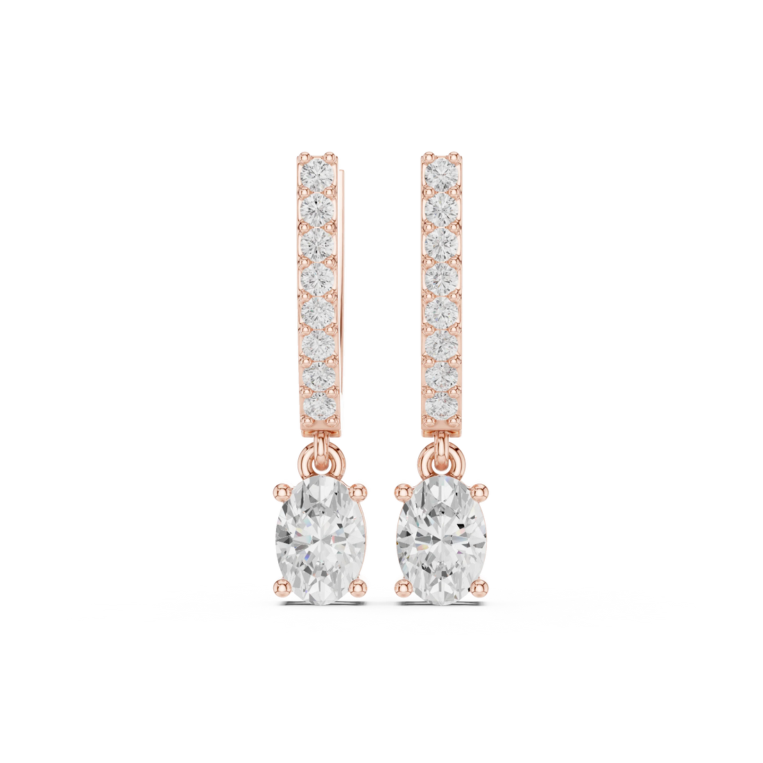 Elysia Cascade Diamond Drop Earrings