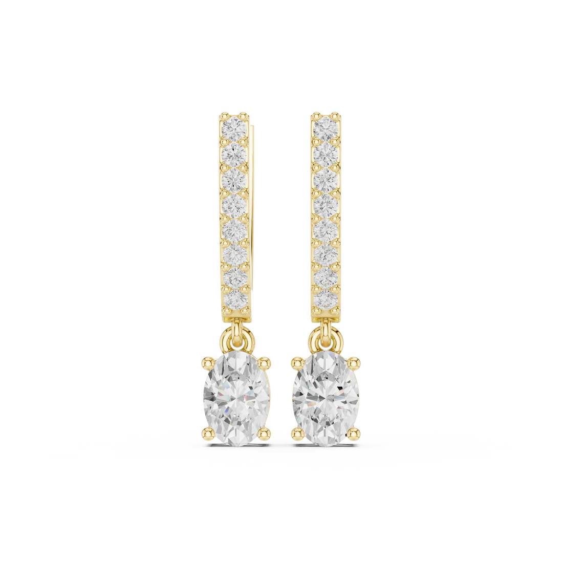 Elysia Cascade Diamond Drop Earrings