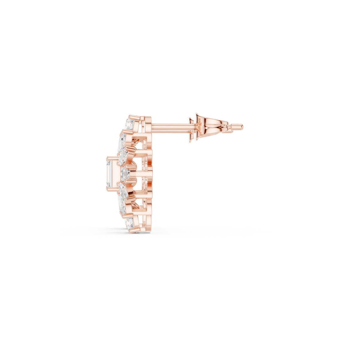 Imperial Bloom Diamond Drop Earrings
