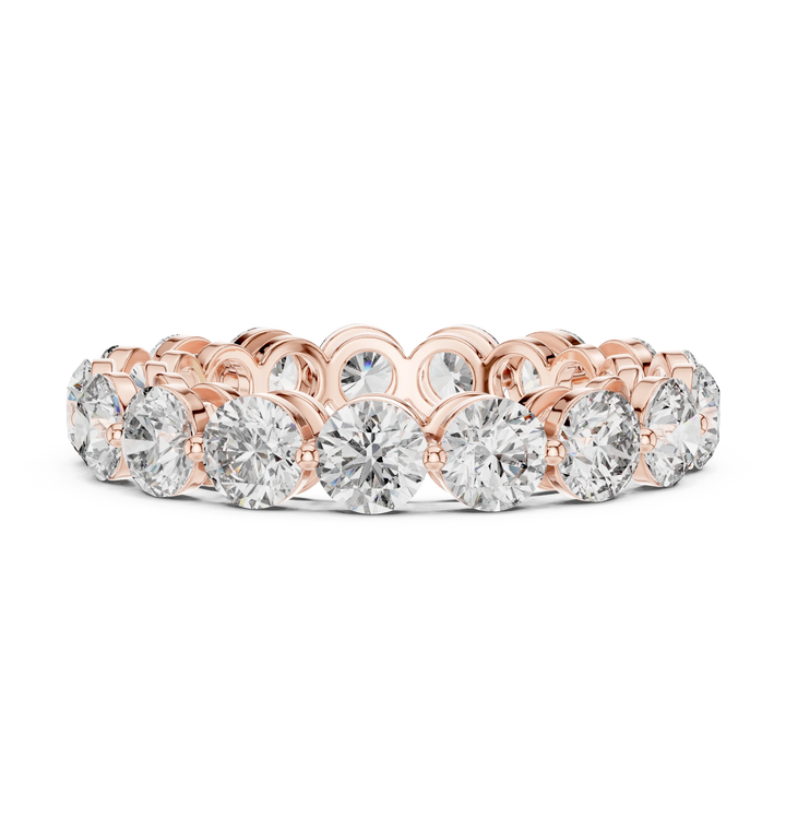 Round Cut Diamond Eternity Band