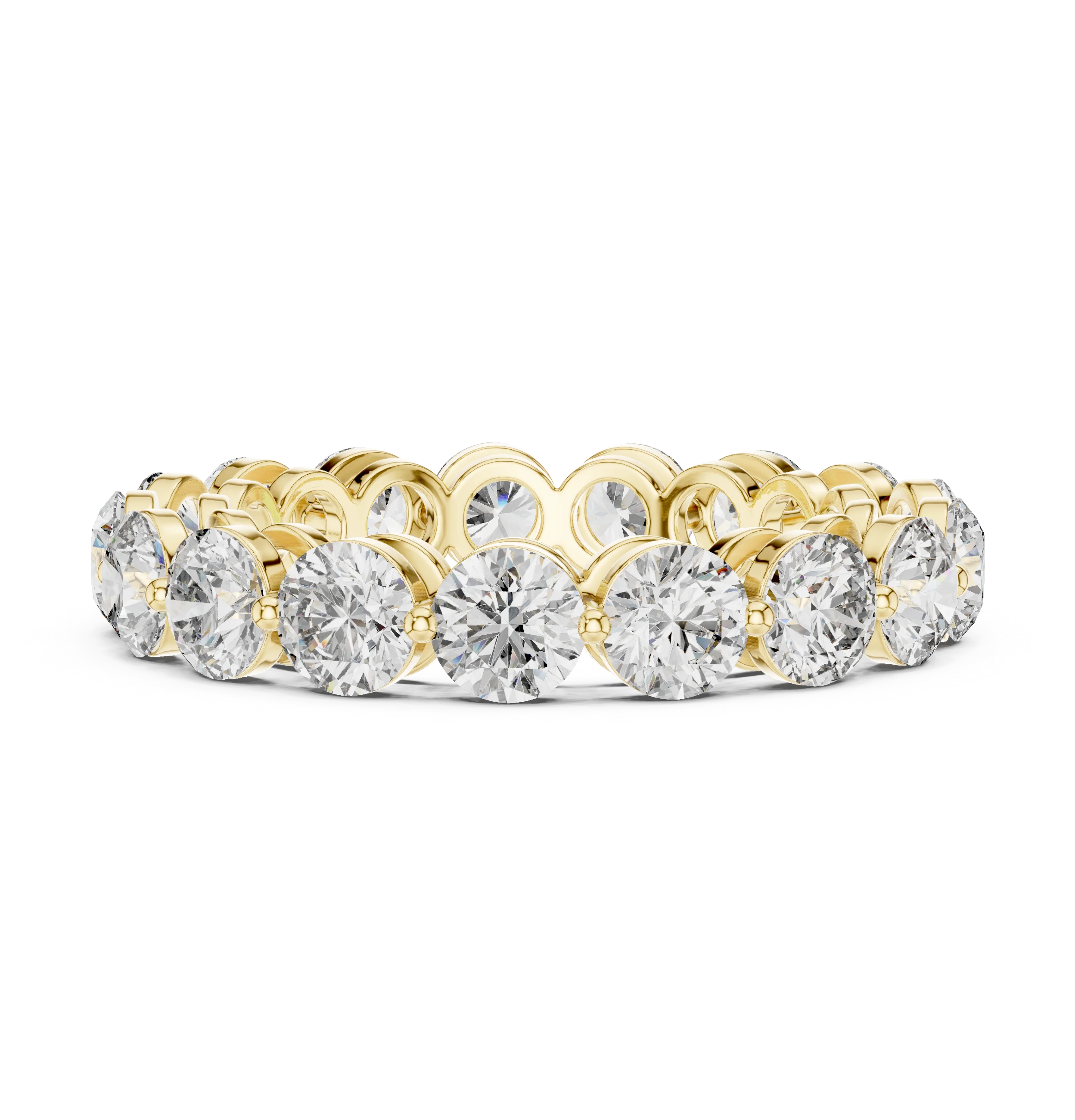 Round Cut Diamond Eternity Band