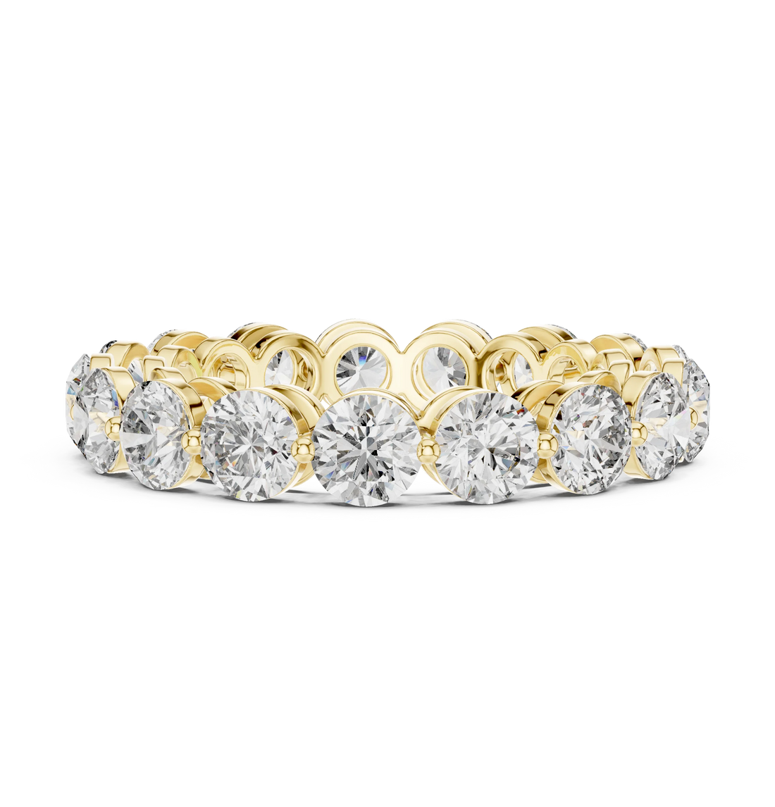 Round Cut Diamond Eternity Band