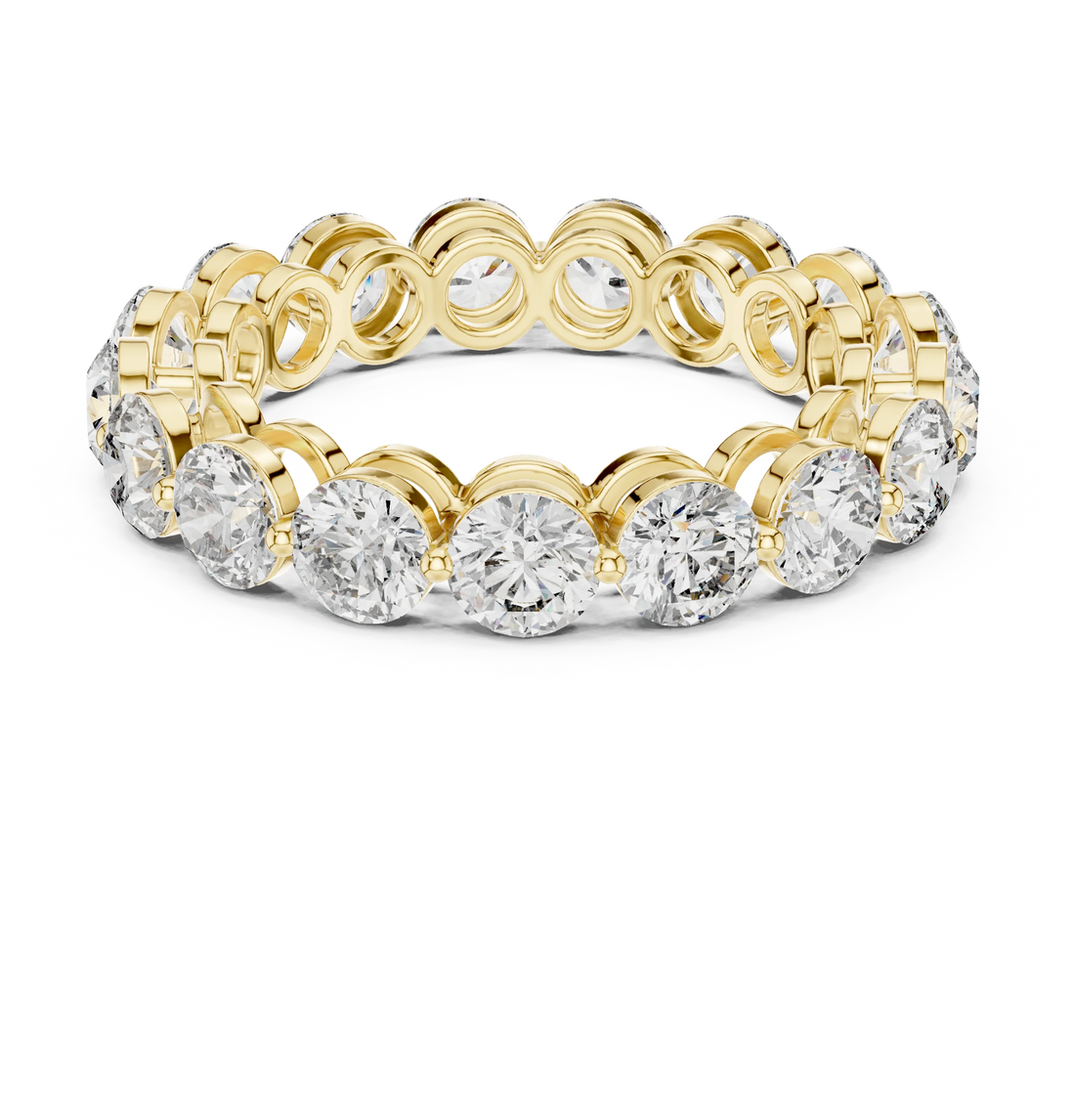 Round Cut Diamond Eternity Band