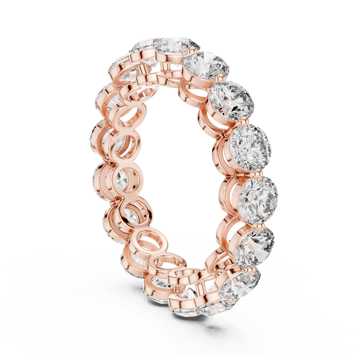 Round Cut Diamond Eternity Band