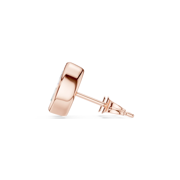 Astra Marquise Bezel Diamond Stud Earrings