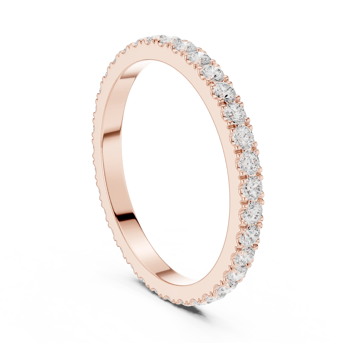Round Diamond Eternity Band