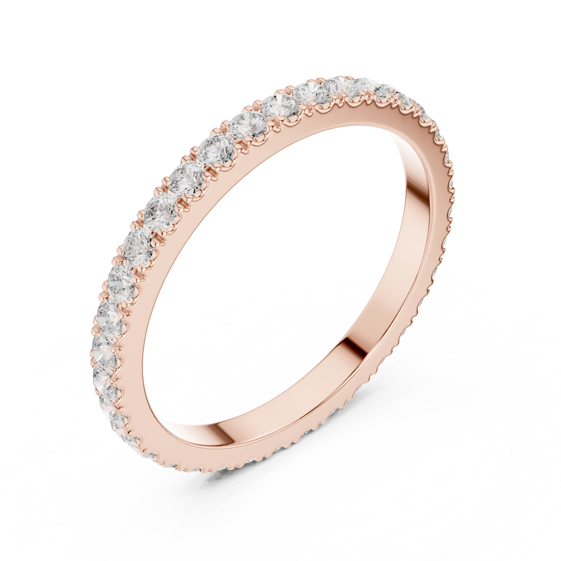 Round Diamond Eternity Band