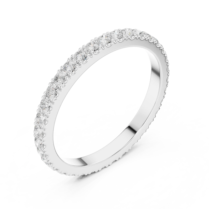 Round Diamond Eternity Band