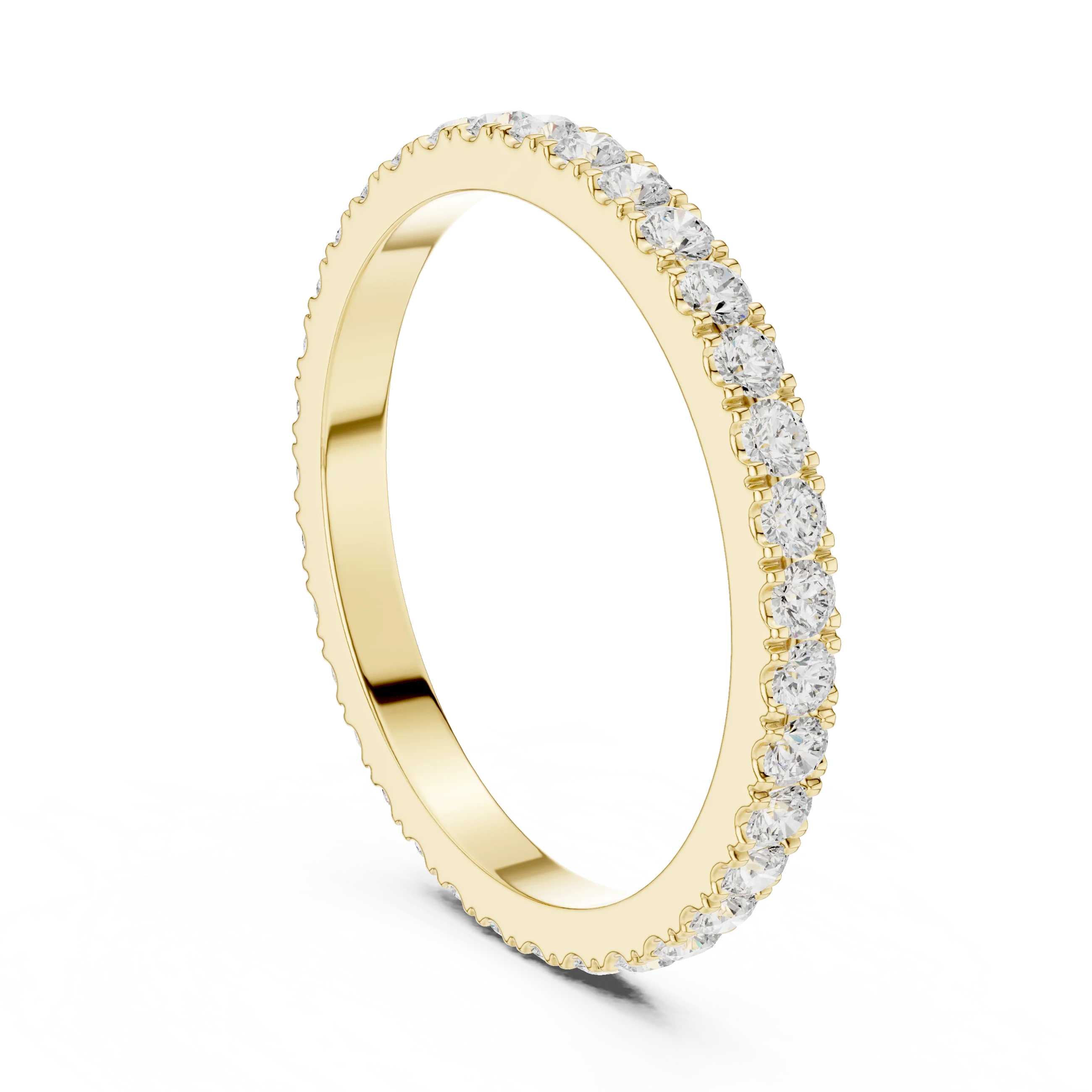 Round Diamond Eternity Band
