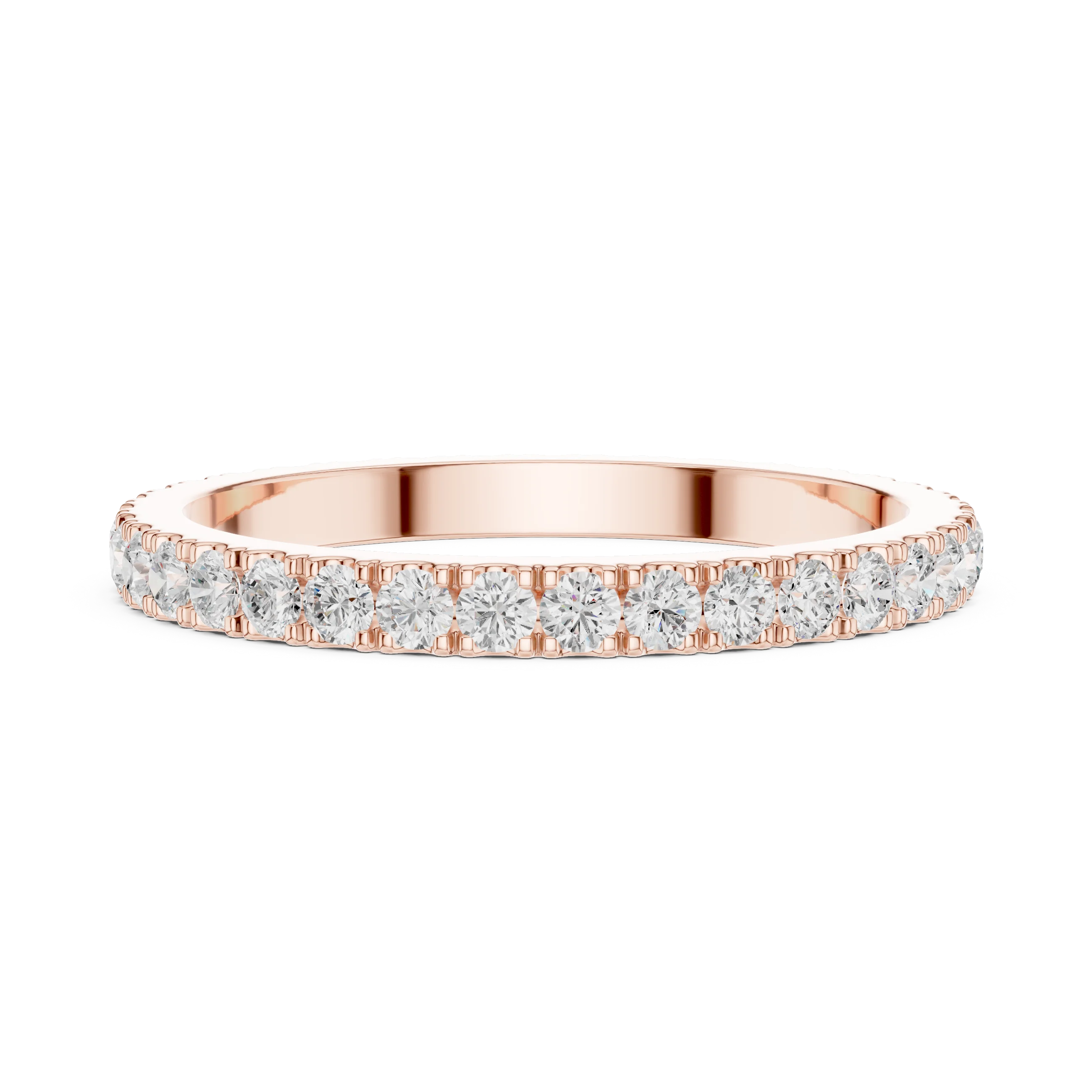 Round Diamond Eternity Band