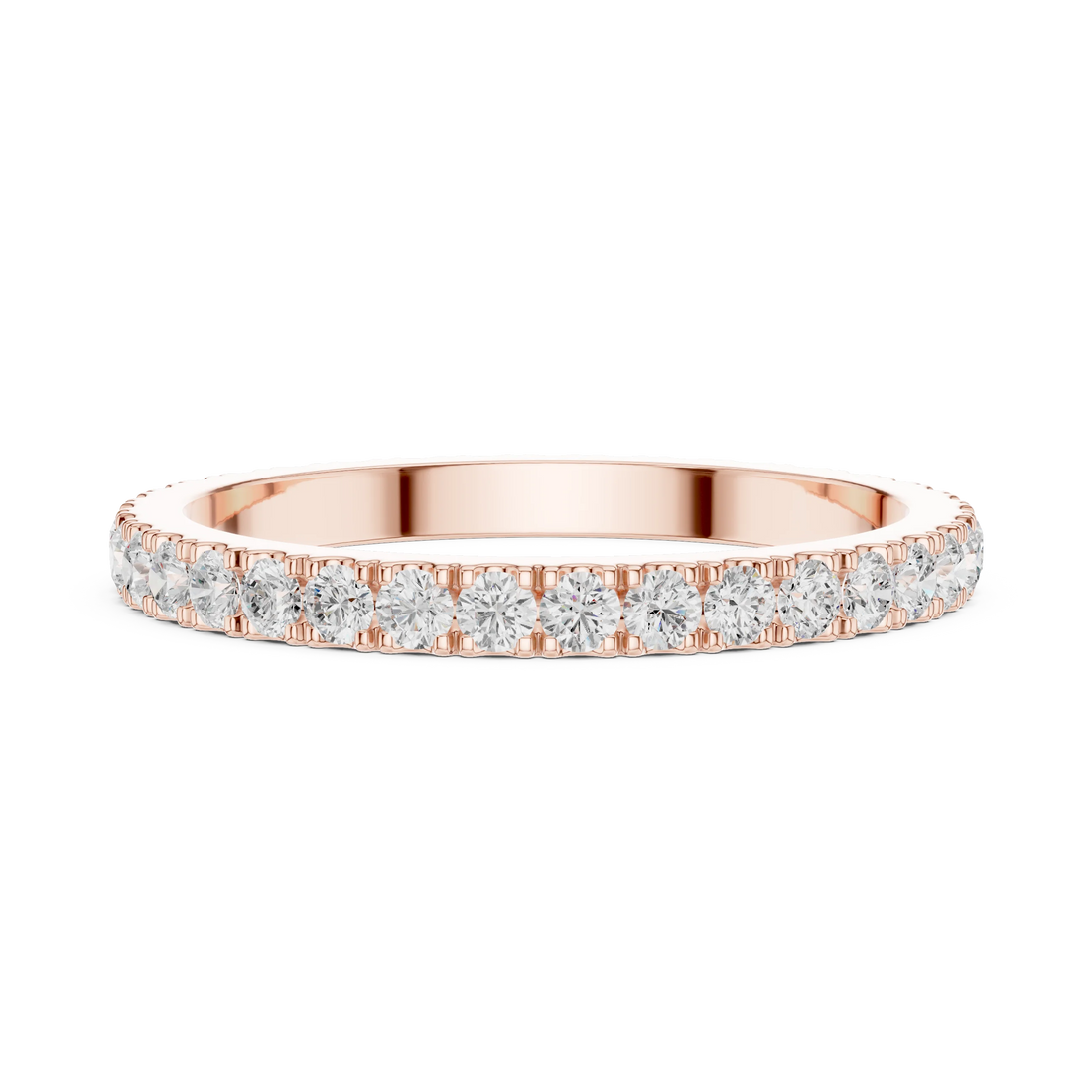 Round Diamond Eternity Band