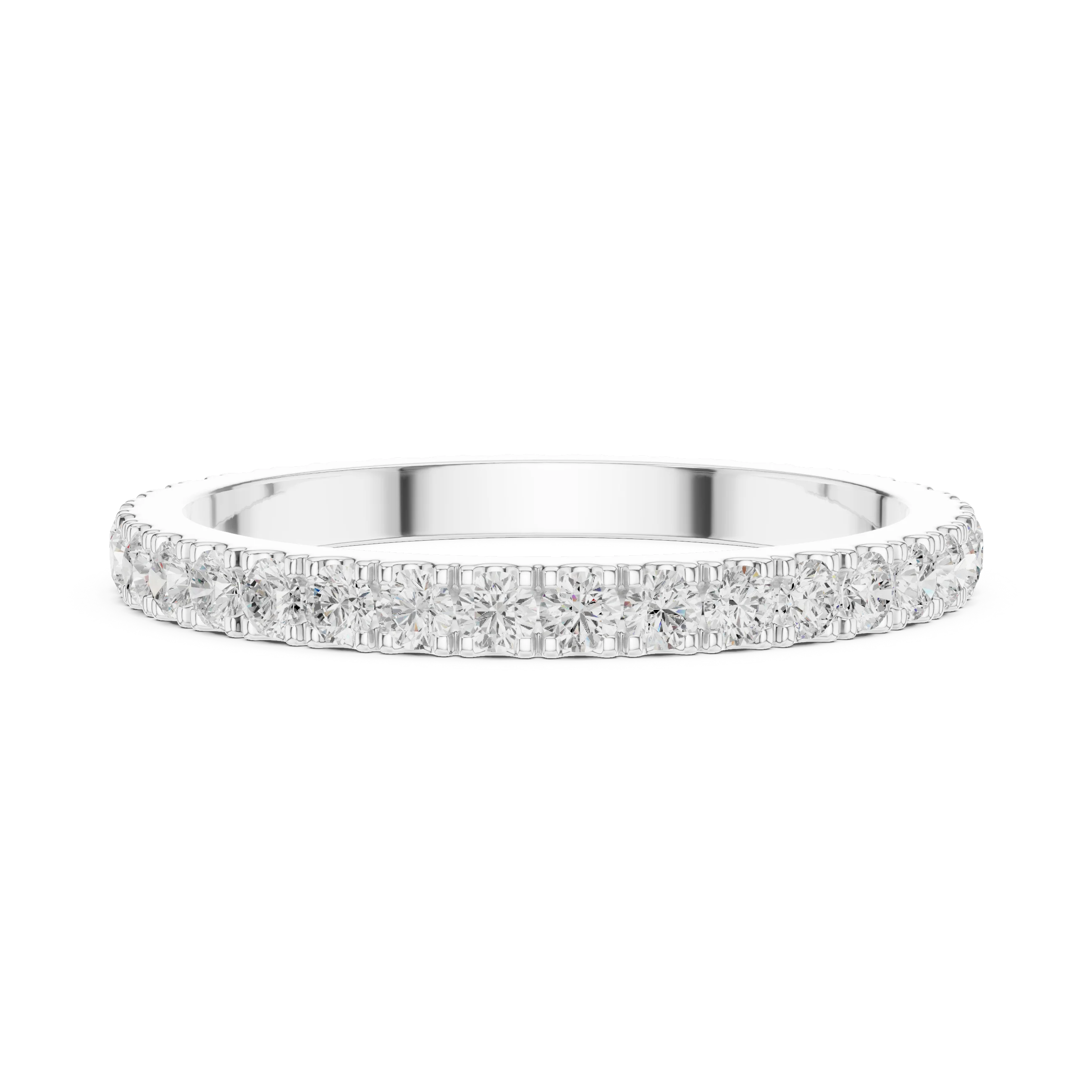 Round Diamond Eternity Band