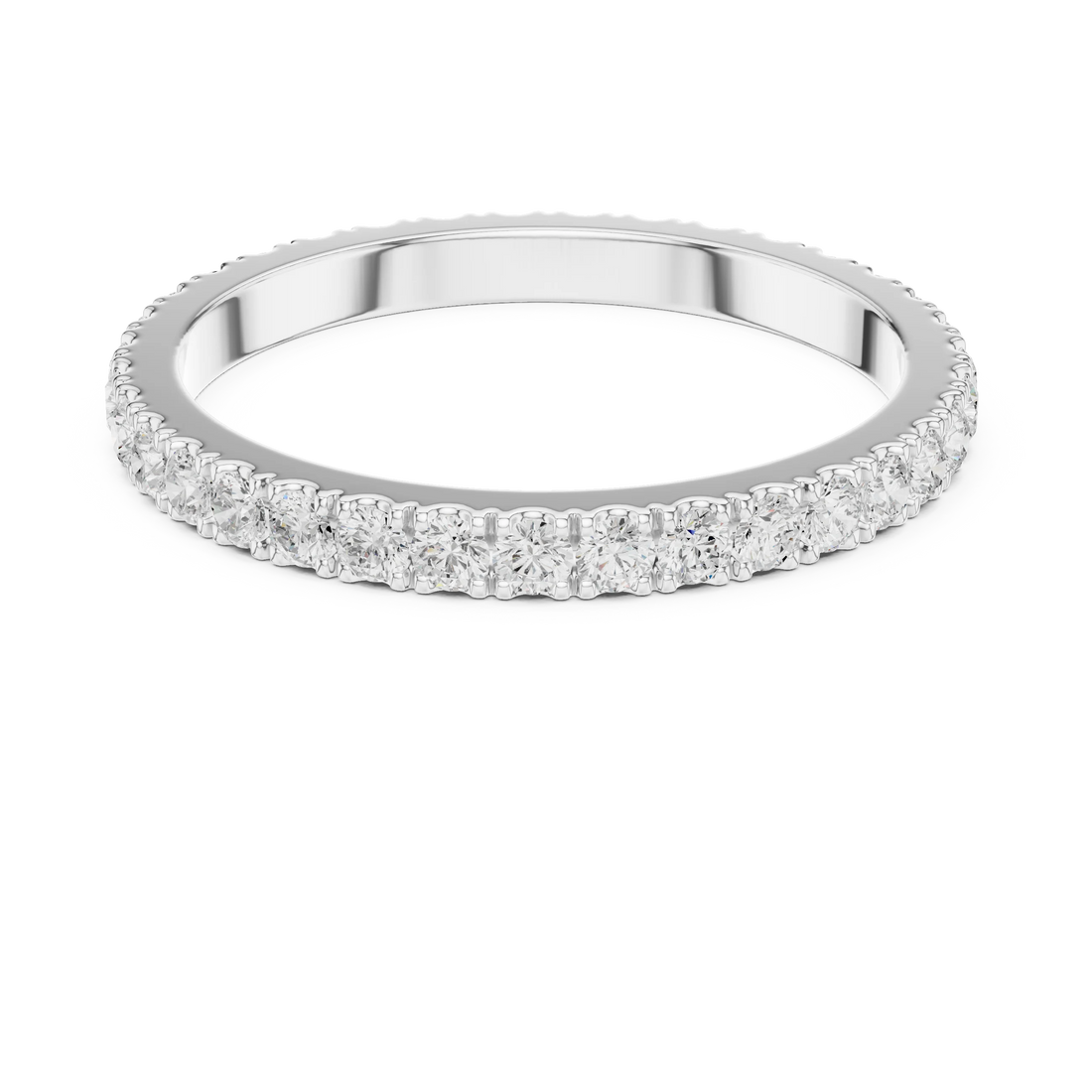 Round Diamond Eternity Band