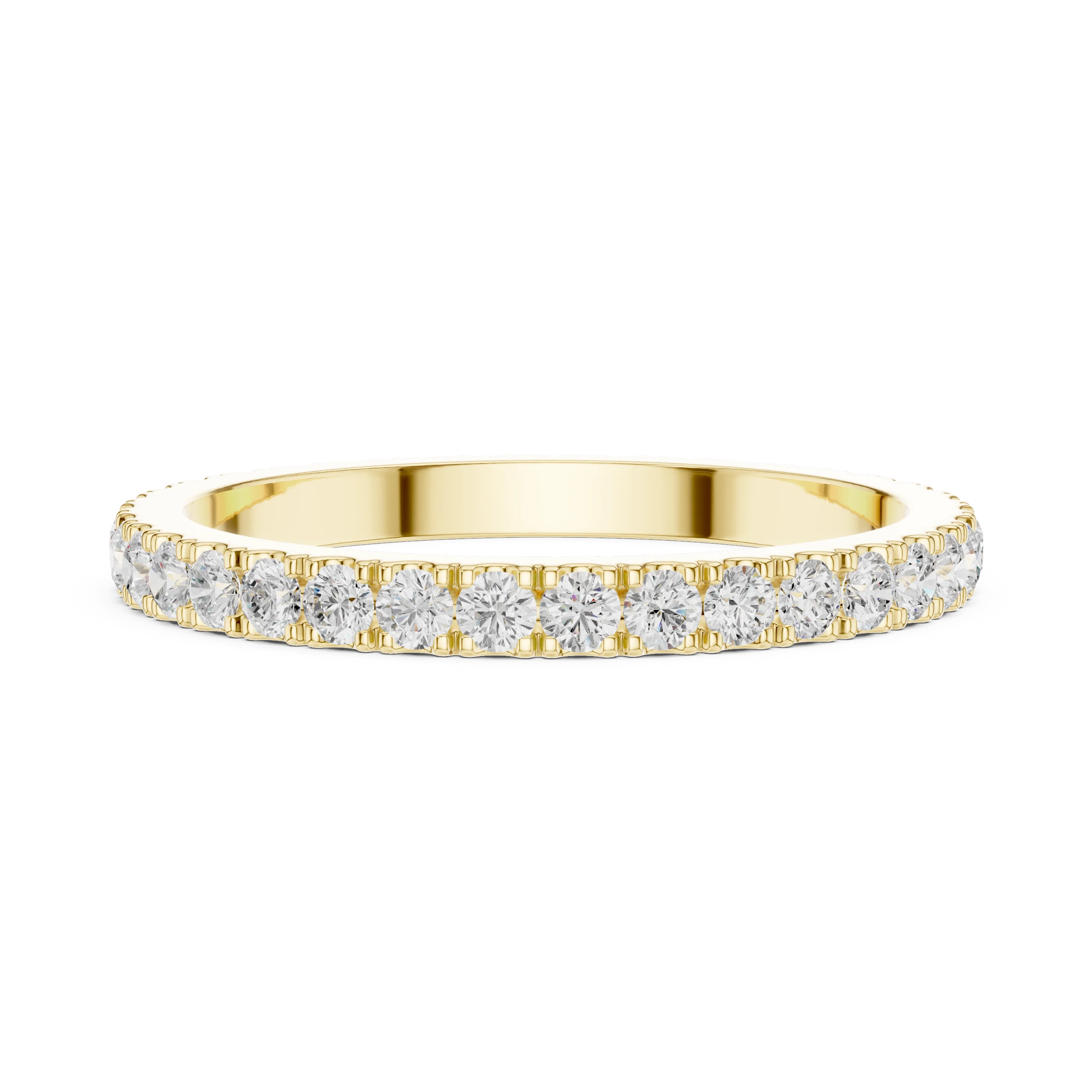 Round Diamond Eternity Band