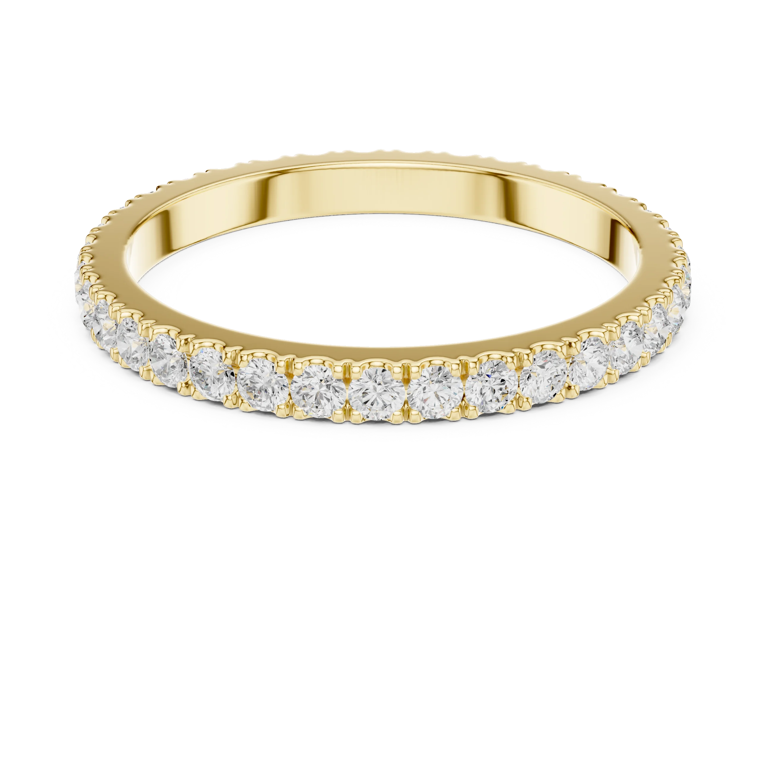 Round Diamond Eternity Band