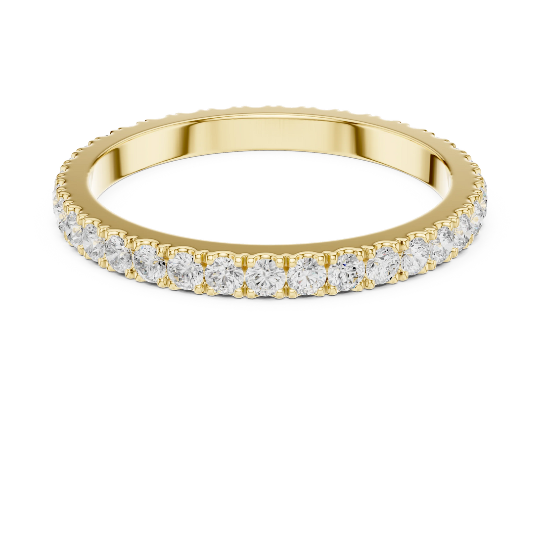 Round Diamond Eternity Band