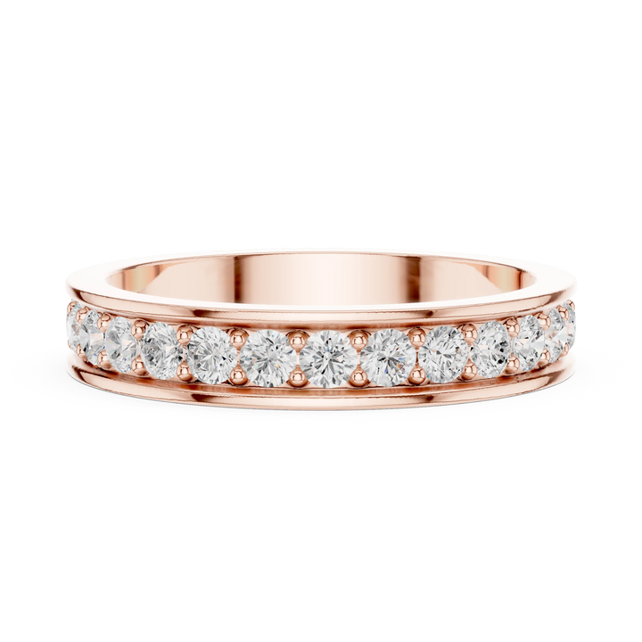 Round-Cut Diamond Full Eternity Band