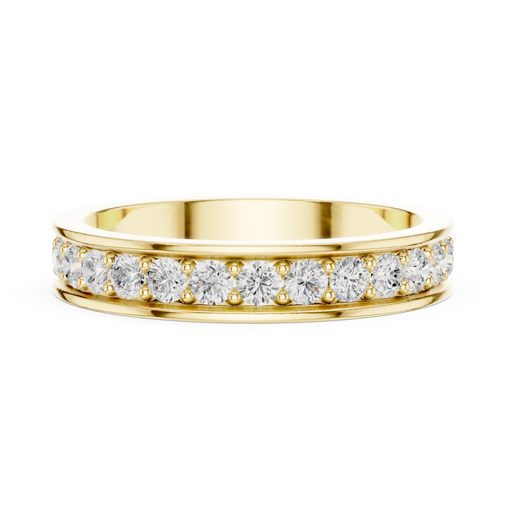 Round-Cut Diamond Full Eternity Band