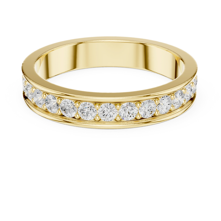 Round-Cut Diamond Full Eternity Band