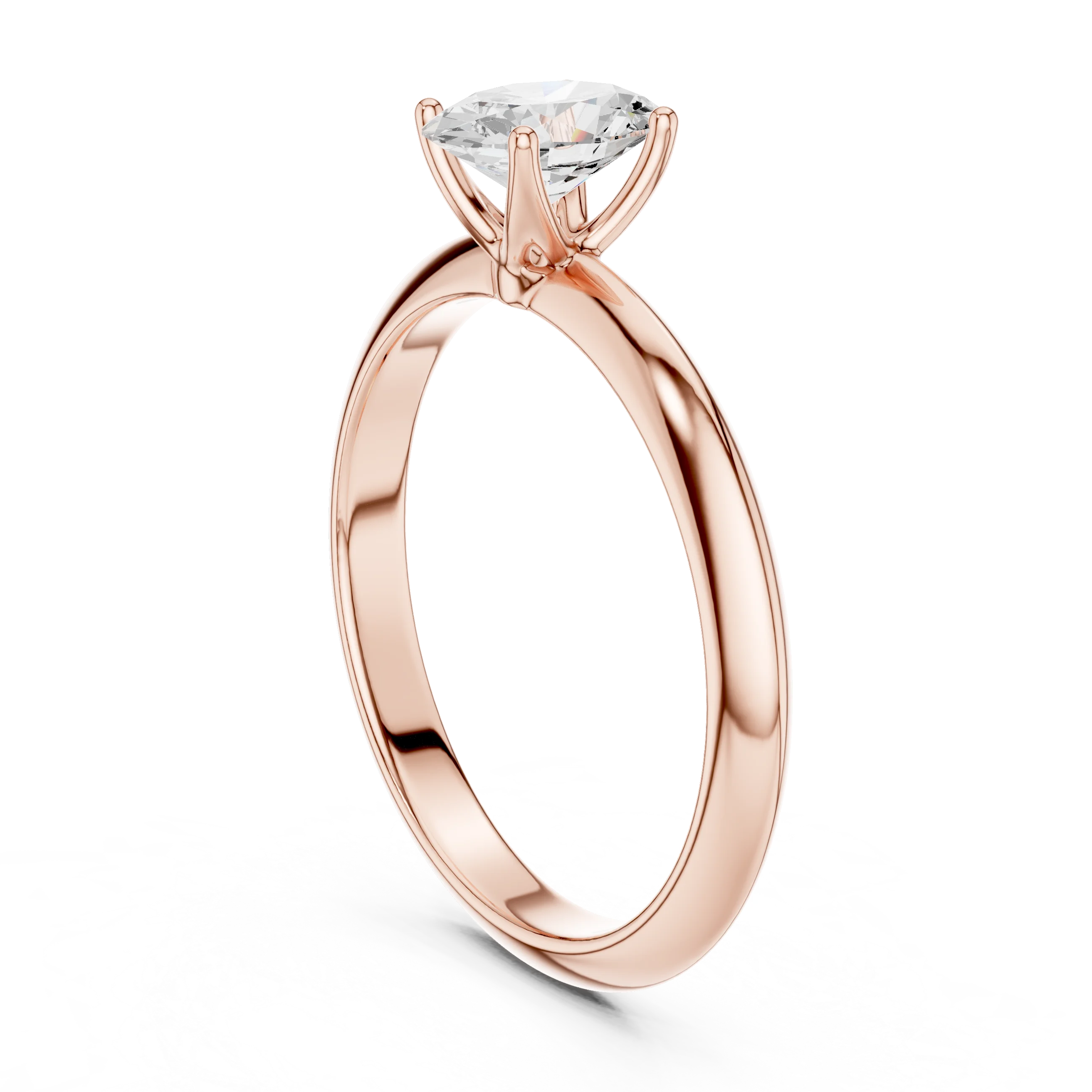 Oval Cut Diamond Solitaire Engagement Ring